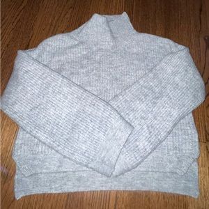 Grey top shop sweater